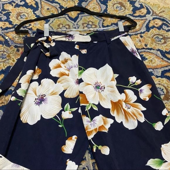 Shein Floral High Waisted Tie Pants - Picture 6 of 13